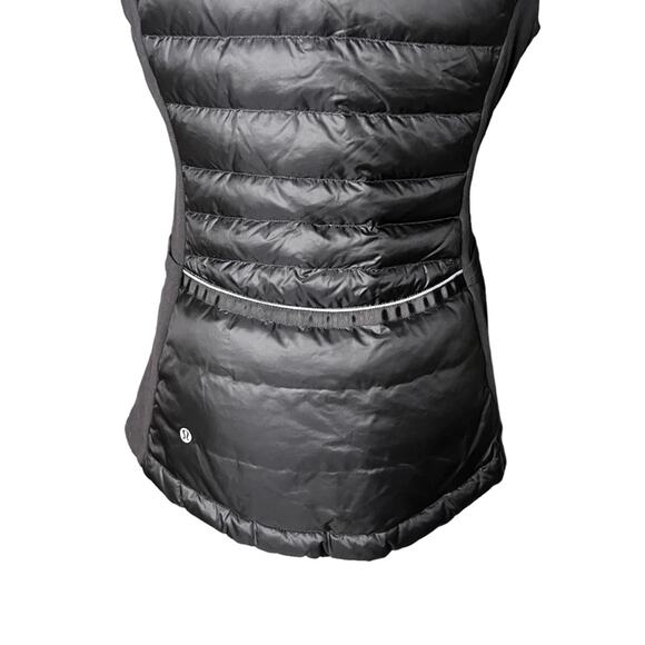 Lululemon Down For It All Puffer Vest Black sz 4 - Picture 6 of 12